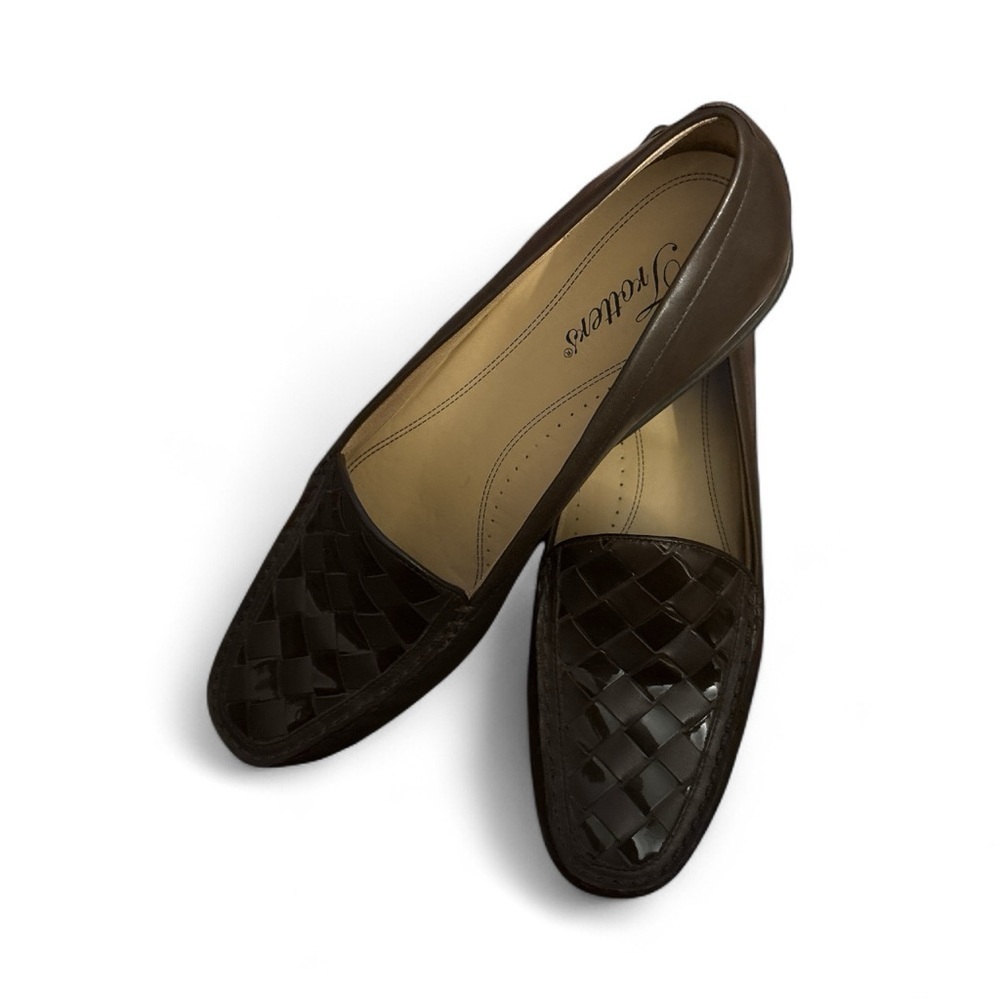 Trotters, Brown, Basket Weave Loafers, Size 8.5N, EUC, No imperfections - Picture 3 of 5